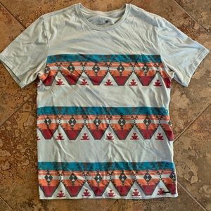 Cool tribal- print t-shirt.
